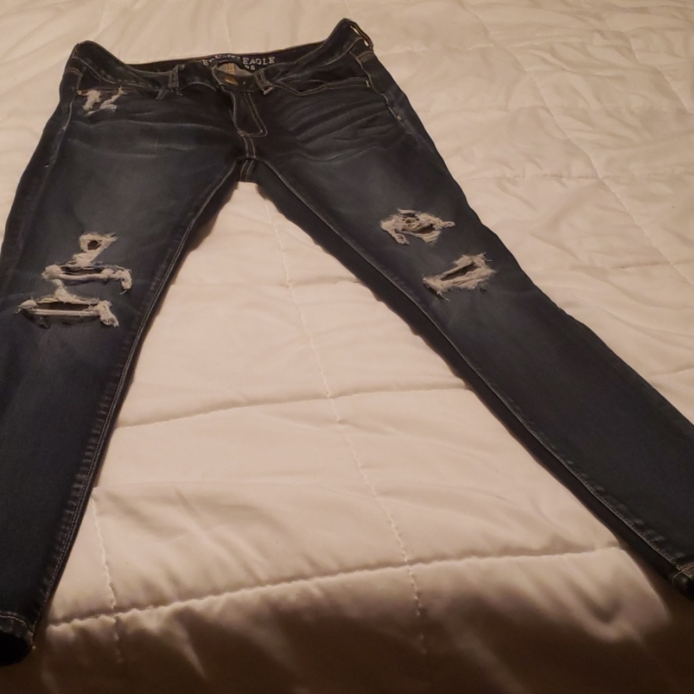 New American eagle jeans size 6 short